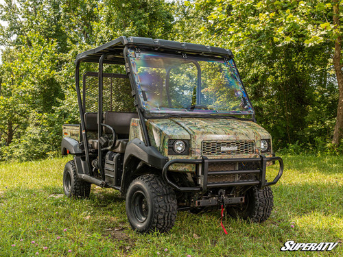 Kawasaki MULE 4000/4010 Scratch-Resistant Flip Windshield -