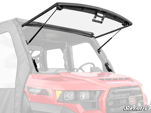 Gravely Atlas JSV Scratch-Resistant Flip Windshield -