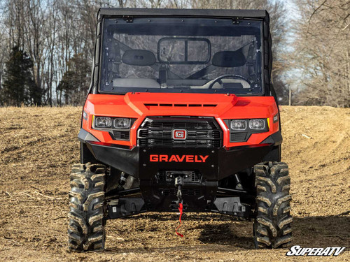 Gravely Atlas JSV Scratch-Resistant Flip Windshield -
