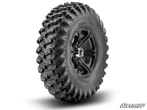 Standard XT Warrior Tires 28x10x14 on 14x7 Bandit H-Series Black Wheels 4/156 Pattern -