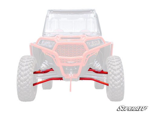 Polaris RZR XP 1000 High Clearance A-Arms - Non-Adjustable - Upper & Lower Red