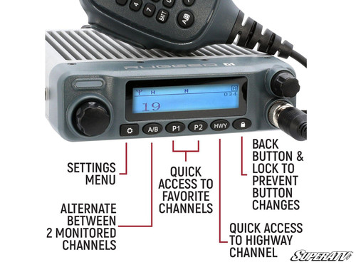 Rugged Radios G1 ADVENTURE SERIES Waterproof GMRS Mobile Radio Kit -