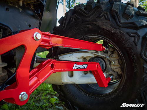 Polaris RZR XP 900 High Clearance Boxed Radius Arms - Red