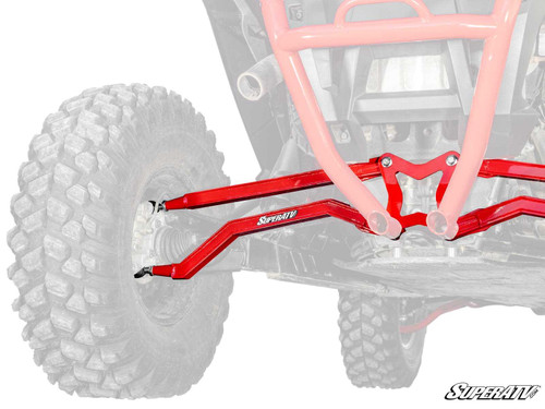 Polaris RZR RS1 High Clearance Boxed Radius Arms - Red
