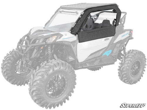 Can-Am Maverick Sport Primal Soft Cab Enclosure Upper Doors - 2 Seat - Standard Rear Windshield - Clear