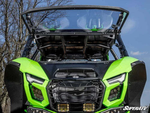 Kawasaki Teryx H2 Scratch-Resistant Flip Windshield -