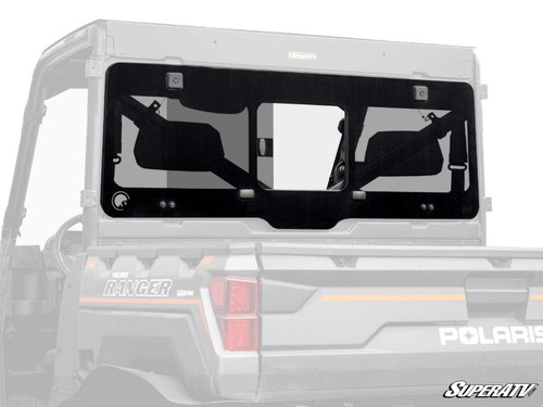 Polaris Ranger XP 900 Glass Sliding Rear Windshield -