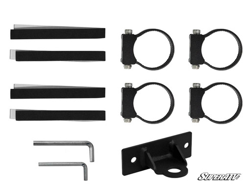 RGB LED Whip Lights - 5 Foot - 1.75 inches Horizontal Brackets