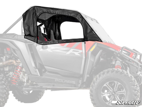 Polaris RZR XP Primal Soft Cab Enclosure Upper Doors - Clear Rear Windshield