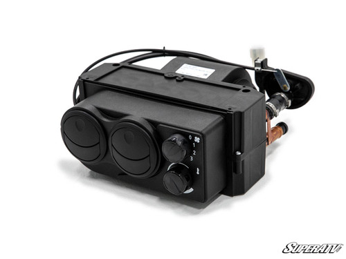Can-Am Defender HD8 Cab Heater - Front - Heater + Grille Cover - Quick-Start Flow Valve -