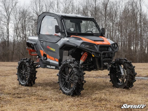 Polaris General XP 1000 Primal Soft Cab Enclosure Upper Doors - 2 Seat - Standard Rear Windshield - Clear