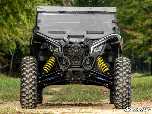 Can-Am Maverick X3 High Clearance 2" Forward Offset A-Arms - 64 inch Wide - Without Ball Joints - Black -