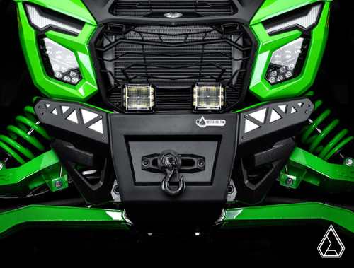 Assault Industries Kawasaki Teryx H2 Winch-Ready Aluminum Plate Front Bumper -