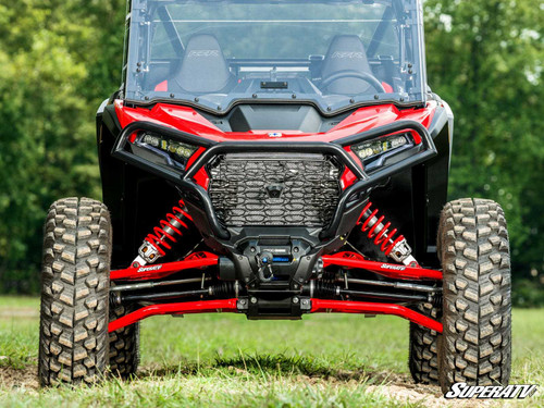 Polaris RZR XP High-Clearance A-Arms - Non-Adjustable - Lower - Keller Ball Joints - Red