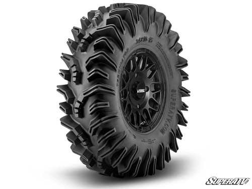 Mounted Tires - Terminator - 34x10-15 - 4/156 - Hellfire - Satin Black - 15 inch - 7 inch -