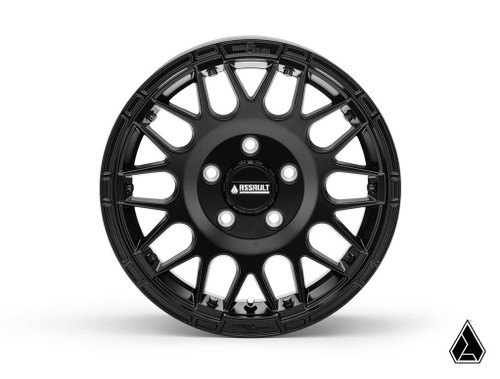 Standard XT Warrior Tires 30x10x15 on 15x7 Assault Industries Hellfire Satin Black Wheels 5/4.5 Pattern -