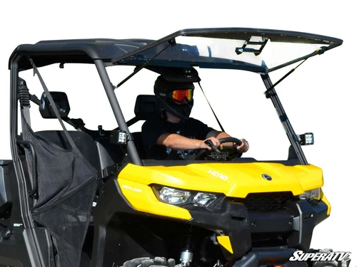Can-Am Defender HD9 Flip Windshield -