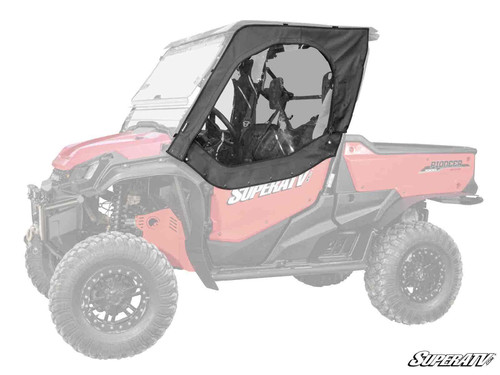 Honda Pioneer 1000 Primal Soft Cab Enclosure Upper Doors - Light Tint Rear Windshield