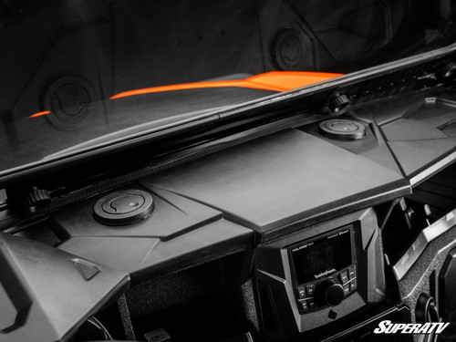 Polaris General XP 1000 In-Dash Heater - Front - Heater + Grille Cover - Quick-Start Flow Valve -