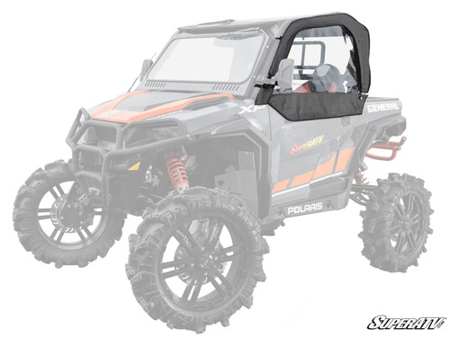 Polaris General XP 1000 Primal Soft Cab Enclosure Upper Doors - 2 Seat - Sliding Window Rear Windshield - Light Tint
