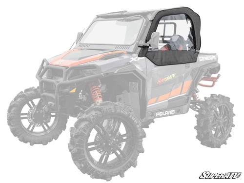 Polaris General XP 1000 Primal Soft Cab Enclosure Upper Doors - 2 Seat - Sliding Window Rear Windshield - Light Tint