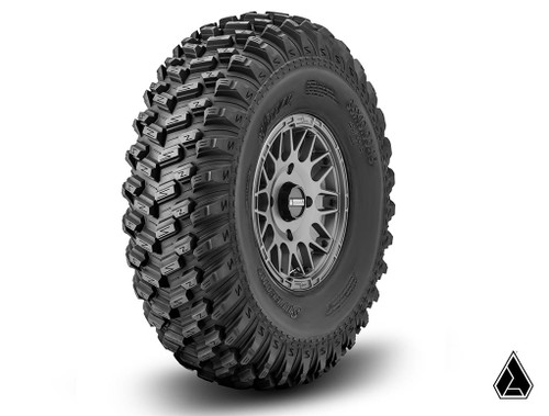 Standard XT Warrior Tires 32x10x15 on 15x10 Assault Industries Hellfire Matte Titanium Wheels 4/136 Pattern -