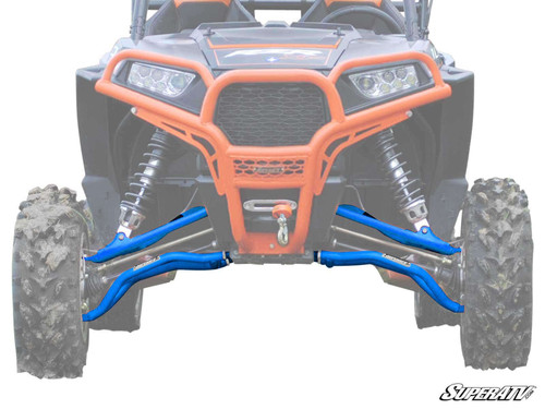 Polaris RZR XP 1000 High Clearance A-Arms - Adjustable - Both (Only Lower A Arms are Adjustable) - Standard Duty - Voodoo Blue