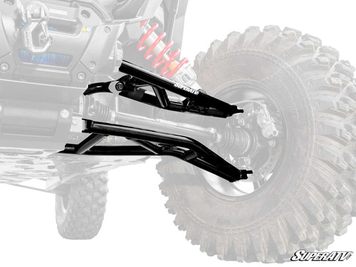Polaris RZR XP High-Clearance A-Arms - Non-Adjustable - Upper & Lower - Standard Duty - Black