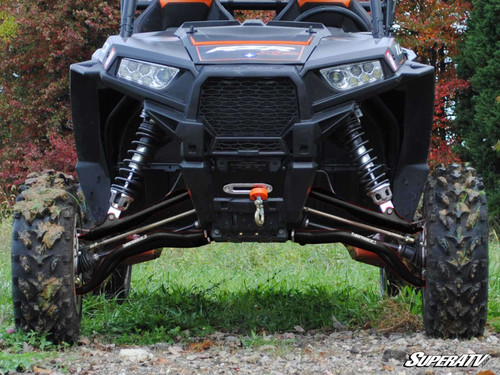 Polaris RZR XP Turbo High-Clearance A-Arms - Adjustable - Both (Only Lower A Arms are Adjustable) - Standard Duty - Black