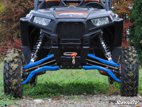 Polaris RZR XP Turbo High-Clearance A-Arms - Adjustable - Both (Only Lower A Arms are Adjustable) - Standard Duty - Voodoo Blue