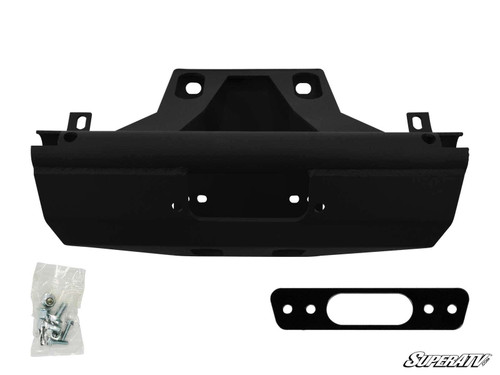 Can-Am Maverick X3 Winch Mounting Plate - 72 inch Wide - Winch Mount Plate + Frame Stiffener - 6000 lb. -