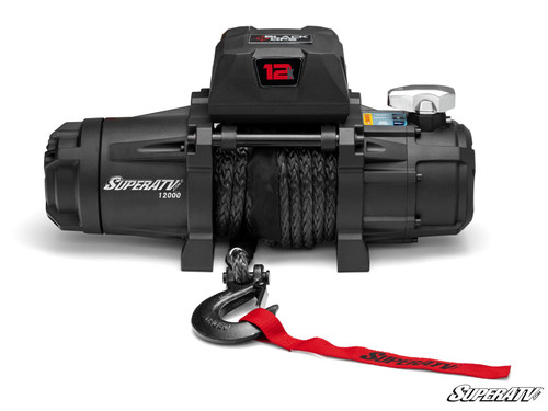 12,000 lb. Winch (with Wireless Remote & Synthetic Rope) -