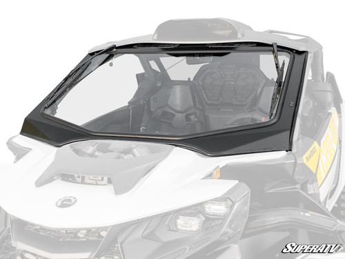 Can-Am Maverick R Glass Windshield - Driver's Side Wiper