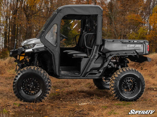 Can-Am Defender HD7 Primal Soft Cab Enclosure Doors - Light Tint Sliding Window Rear Windshield