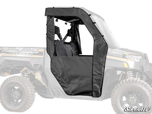 Bobcat UV34 Primal Soft Cab Enclosure Doors - Light Tint Rear Windshield