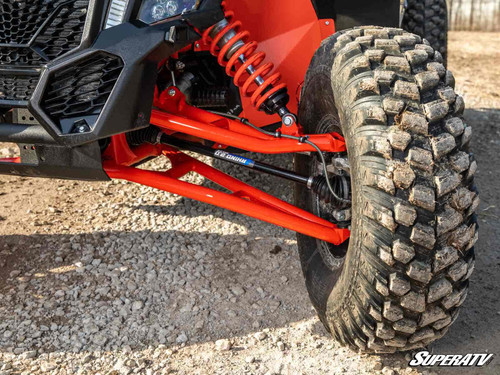 Can-Am Maverick X3 Atlas Pro 2" Forward Offset A-Arms - 72 inch Wide - Standard Duty - Can-Am Red -