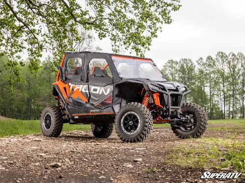 Honda Talon 1000X-4 Primal Soft Cab Enclosure Upper Doors - Clear Rear Windshield
