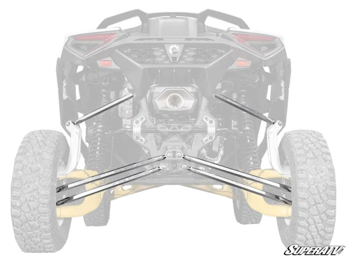 Can-Am Maverick R Billet Aluminum Hex Radius Arms - Radius Arms + Nut Weld Plate