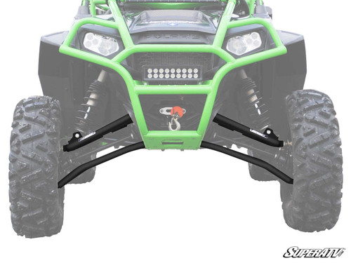 Polaris RZR XP 900 High Clearance 1.5" Forward Offset A-Arms - Heavy-Duty 4340 Chromoly Steel - Black