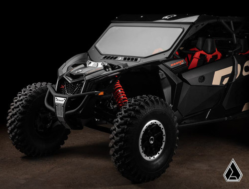 Assault Industries Can-Am Maverick X3 Glass Windshield - Driver & Passenger Side Wipers