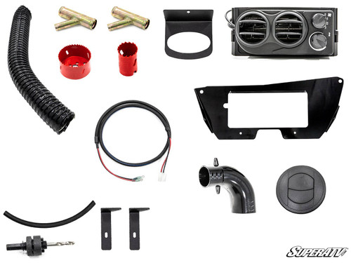 Polaris Ranger 1000 Cab Heater - Front & Rear (2nd Row) - Quick-Start Flow Valve