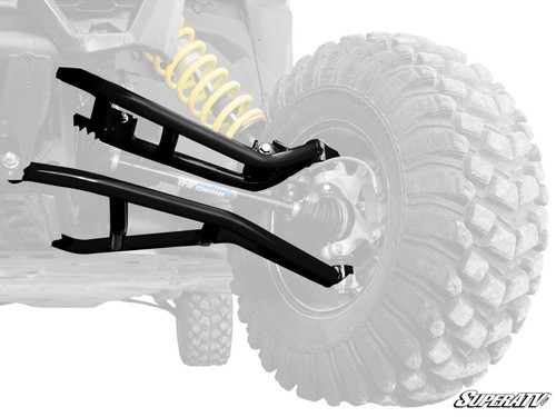 Can-Am Maverick X3 High-Clearance A-Arms - 64 inch Wide - Super Duty 300M - Black -