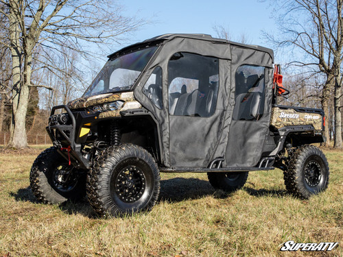 Can-Am Defender MAX HD8 Primal Soft Cab Enclosure Doors - Light Tint Rear Windshield