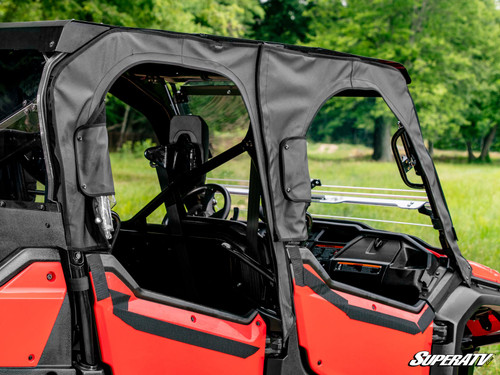 Honda Pioneer 1000-6 Primal Soft Cab Enclosure Upper Doors - Light Tint Rear Windshield