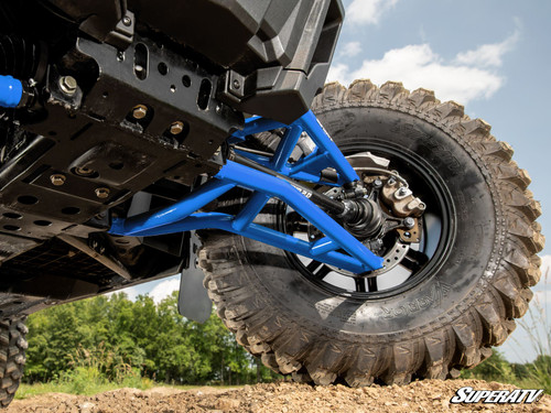 Polaris RZR XP Turbo High Clearance 1.5" Forward Offset A-Arms - Keller Ball Joints - Voodoo Blue