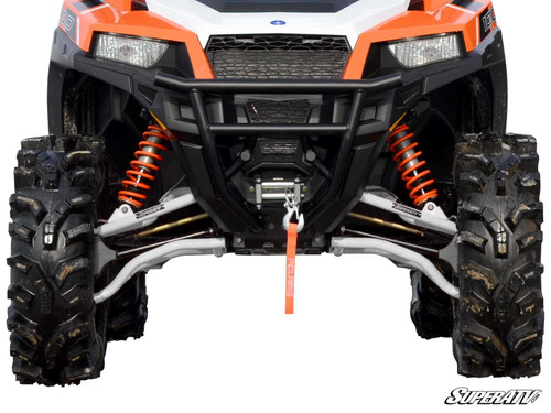 Polaris RZR S 900 High Clearance A-Arms - 1.5 inch - 2017-2020 - Keller Ball Joints - White Aluminum