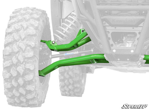 Kawasaki Teryx KRX 1000 Atlas Pro 1.5" Forward Offset A-Arms - Super Duty 300M Ball Joints - Green