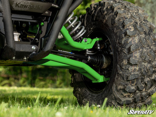 Kawasaki Teryx KRX 1000 Atlas Pro 1.5" Forward Offset A-Arms - Super Duty 300M Ball Joints - Green