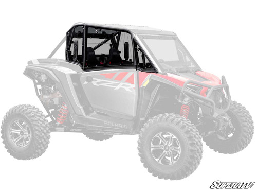 Polaris RZR XP Hard Cab Enclosure Upper Doors - Dark Tint Rear Windshield