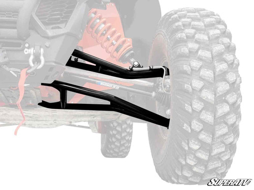Can-Am Maverick X3 High Clearance 2" Forward Offset A-Arms - 72 inch Wide - Keller Ball Joints - Black -